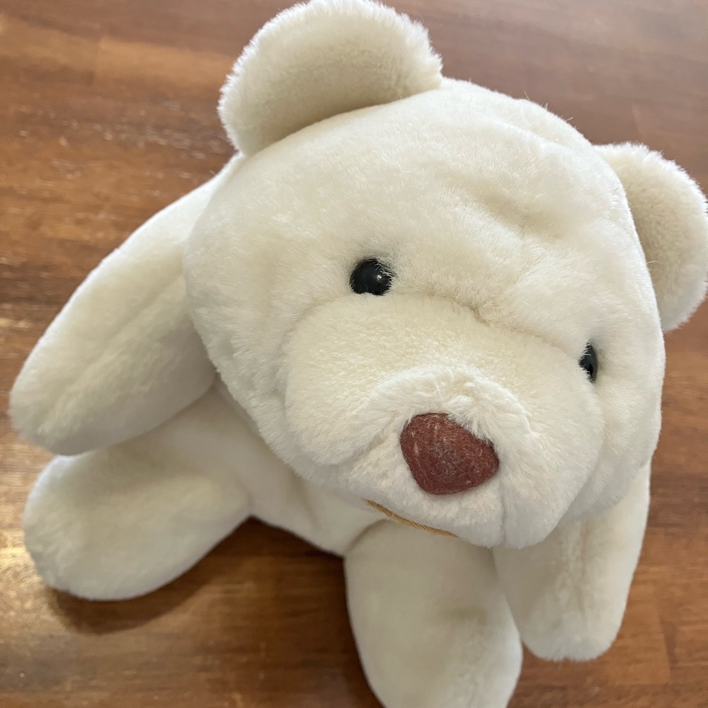 Gund Soft Off White Plush Polar Bear Stuffed Animal - Kids Toy